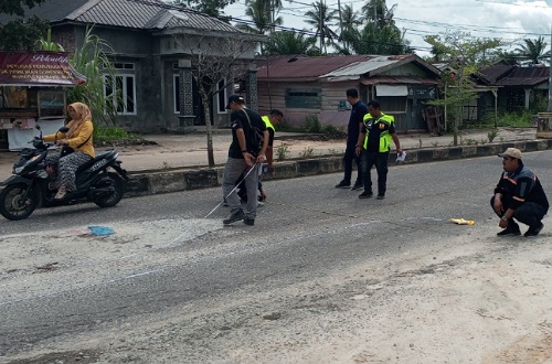 Jalan Kecamatan di Bagansiapiapi Mulai Diperbaiki, PUPR Rohil Pastikan Rampung 45 Hari