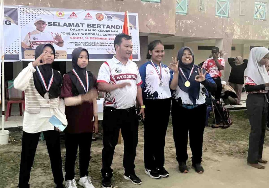 PWC Sabet Juara Umum di One Day Woodball Competition Duri