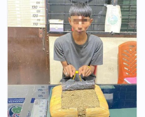 Tim Phantom Tangkap Pemuda 19 Tahun d Payakumbuh, Hampir 1 Kg Ganja Disita