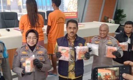 Ringkus Sepasang Kurir, Polda Riau Gagalkan Penyeludupan 14,96 kg Sabu