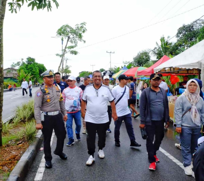 Resmi Launching, CFD Jalan Pramuka Selatpanjang akan Digelar Setiap Hari Minggu Pagi