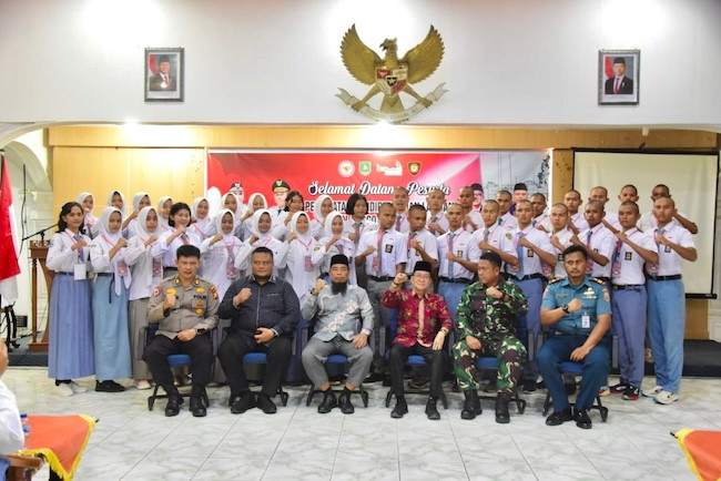 36 Pelajar Terbaik Bengkalis Mulai Pusdiklat Paskibraka 2025