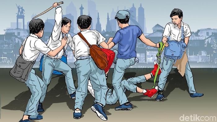 Polisi Tangkap 8 Pemuda Tawuran di Flyover Roxy Jakpus, Celurit Disita
