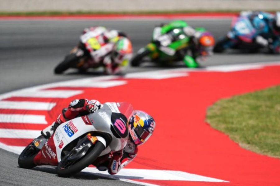 Veda Ega Pratama urutan ke-23 pada sesi latihan Moto3 GP Belanda