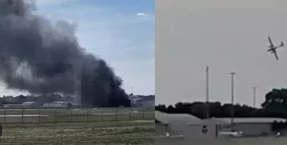 Pesawat Jatuh di Bandara Parafield 2 Tewas dan Hanggar Terbakar