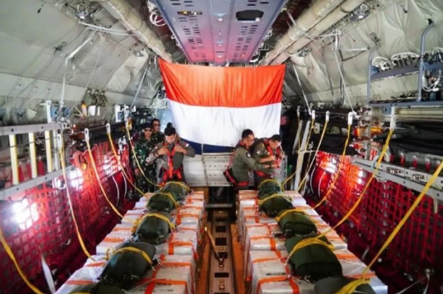 TNI Kirim Bantuan Logistik ke Gaza, Jadi Misi Kemanusiaan di HUT ke-80 RI