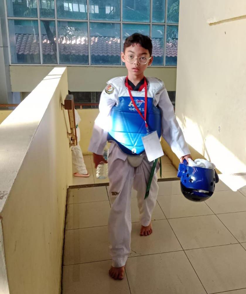 Ashraf Khairul Azam, Siswa SDIT Al Iman Sukses Meraih  Predikat Atlet Taekwondo Terbaik