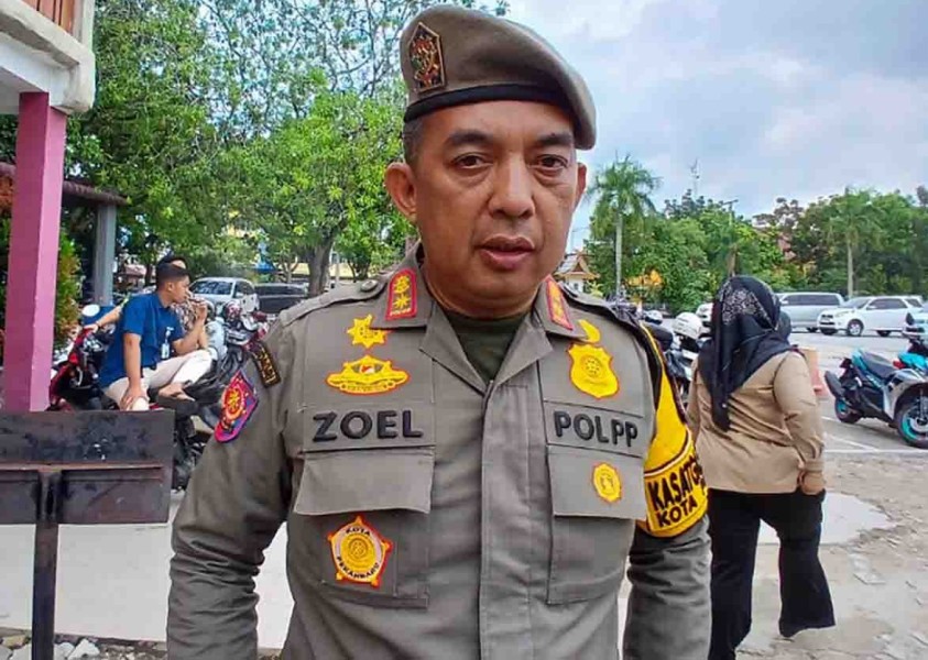 Penertiban Reklame Berlanjut, Satpol PP Pekanbaru Fokus ke Jalan Riau