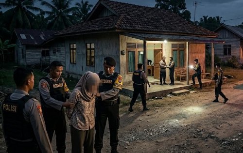 Ibu Muda di Bengkalis Nekat Jadi Pengedar Sabu, Ekonomi Sulit Jadi Alasan Klasik