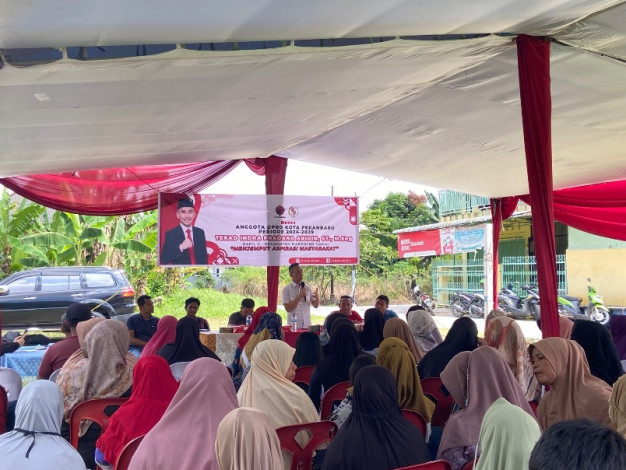 Reses di Kelurahan Maharatu, Tekad Abidin Serap Aspirasi Masyarakat Terkait BPJS dan Program UHC