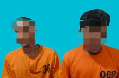 Dua Buruh di Pelalawan Ditangkap Saat Bawa 4 Paket Sabu