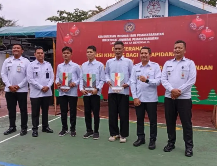 139 Warga Binaan Lapas Bengkalis Terima Remisi Natal 2024