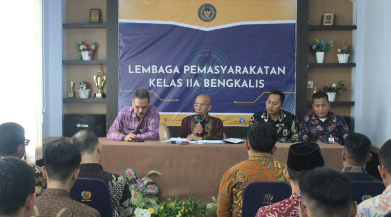 Sebanyak 846 Napi Lapas Bengkalis Terima Remisi Idul Fitr