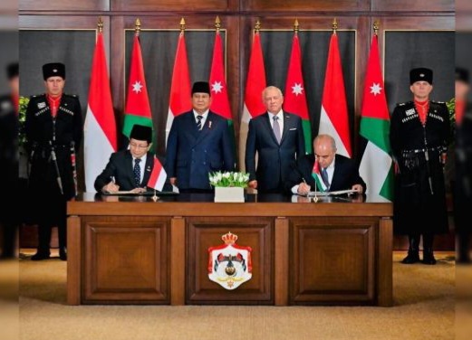 Indonesia dan Yordania Menyepakati 4 Perjanjian, Pendidikan Hingga Pertanian