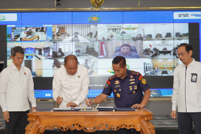 Kejagung Serahkan Lima Kapal Rampasan Negara ke KKP, Satu Berasal dari Dumai