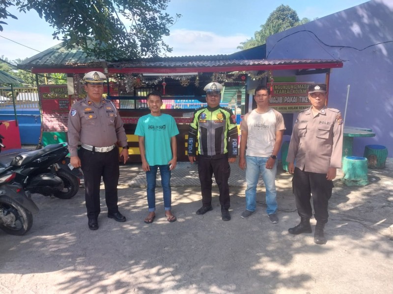 Polsek Kandis Gelar Patroli Harkamtibmas di Tempat Objek Wisata dan Objek Vital saat Libur Idul Adha 1446 H