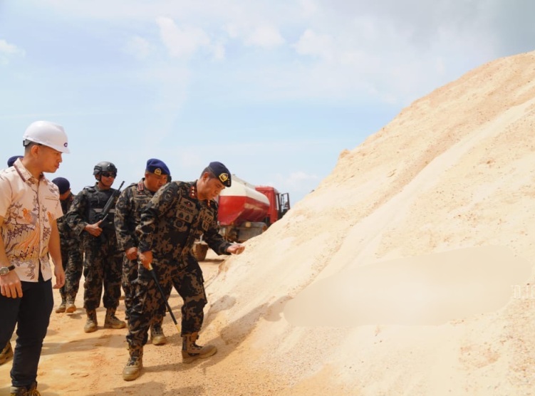 KKP Gerebek Tambang Pasir dan Reklamasi Ilegal di Tiga Pulau Kepri