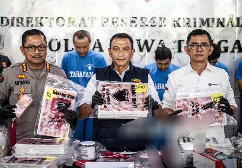 Polda Jateng Bongkar Pabrik Uang Palsu di Boyolali, Sita Rp400 Juta Tapi Sudah Beredar Rp15 Juta