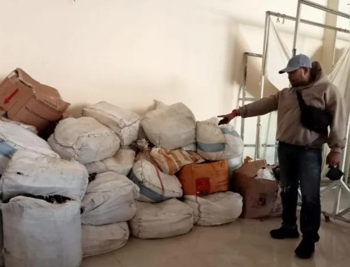 Polda Maluku Temukan 46 Karung Bahan Kimia Jenis Sianida di Ruko Batu Merah