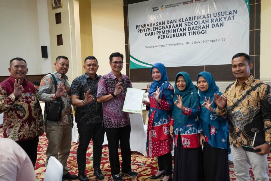 Pemkab Bengkalis Sampaikan Kesiapan Lahan Sekolah Rakyat ke Kementerian Sosial