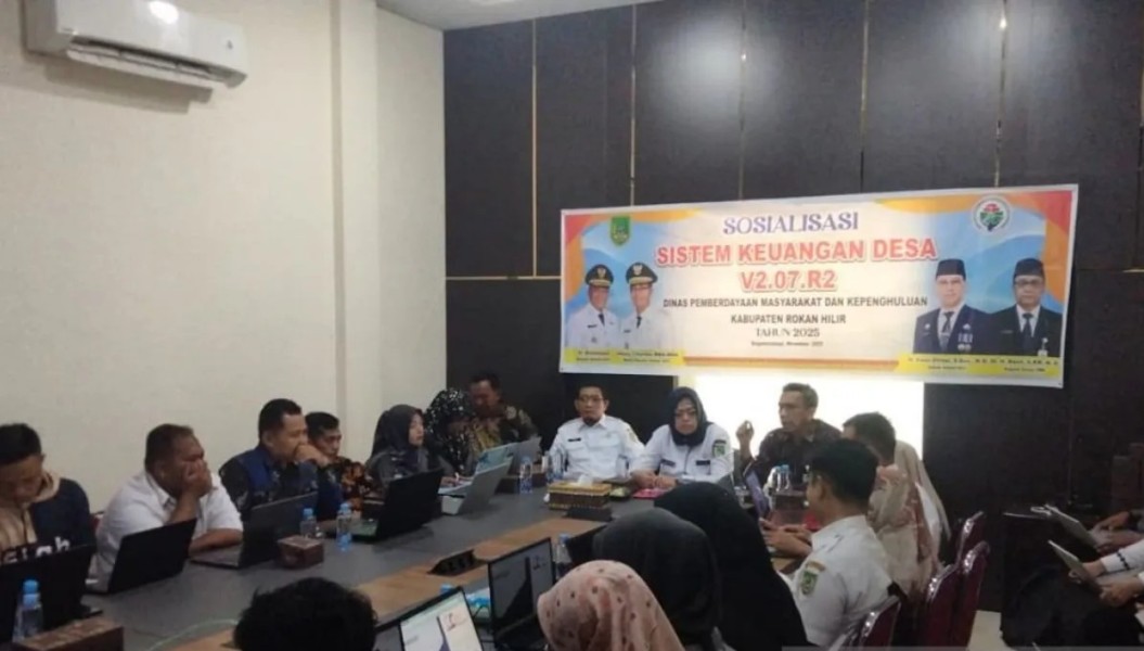 BRK Syariah Gelar Pelatihan Strategis Pengelolaan Dana Desa untuk 159 Peserta se-Rohil