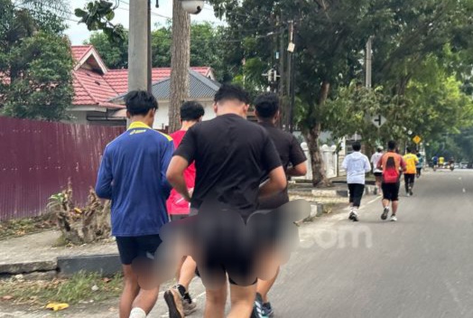 Minat Olahraga di Pekanbaru Meningkat, Joging di Ruang Terbuka Jadi Tren Baru