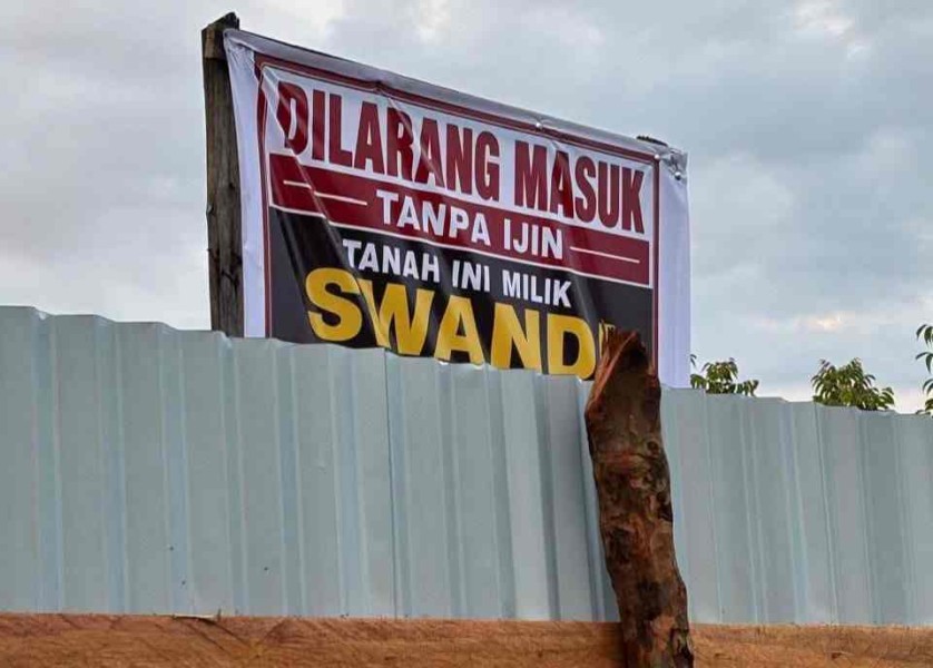 Sengketa Lahan Bekas Lapangan Torpedo Memanas, Pemkab Meranti Minta Pagar Seng Dibongkar