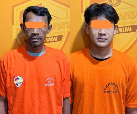 Polda Riau Tangkap Dua Pengangkut Kayu Ilegal di Rohul, Dua Pemasok Diburu