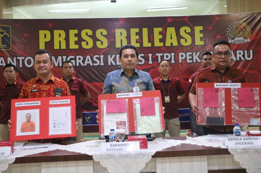 Januari - September 2024, 567 WNA Tercatat di Imigrasi Kota Pekanbaru