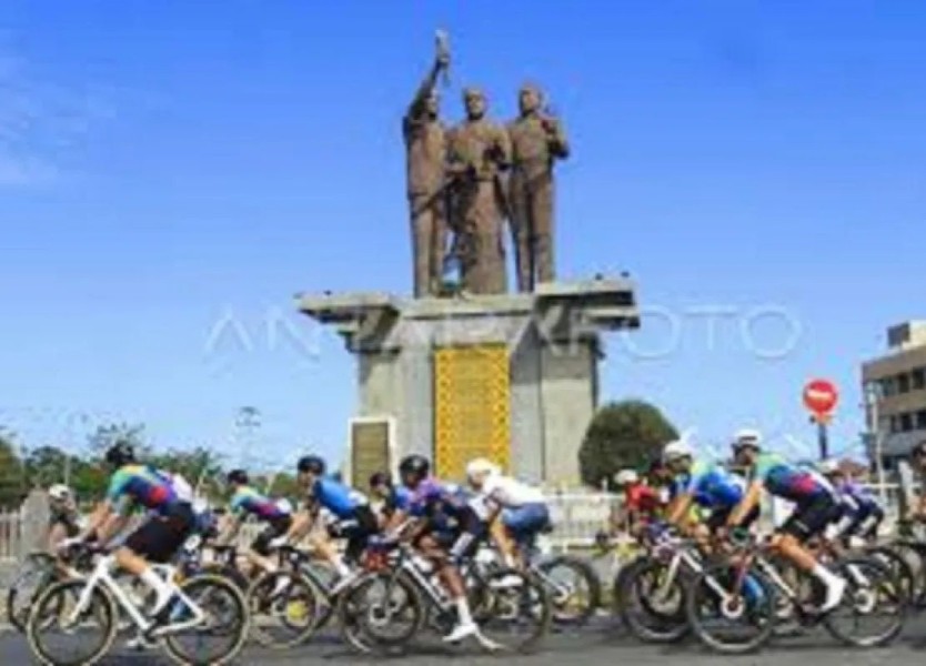 Rute Tour de Entete di Flores Dialihkan Imbas Erupsi Gunung Lewotobi