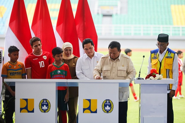 Presiden Prabowo Resmikan 17 Stadion Pasca Renovasi, Momentum Bangun Karakter Bangsa Melalui Sepakbola