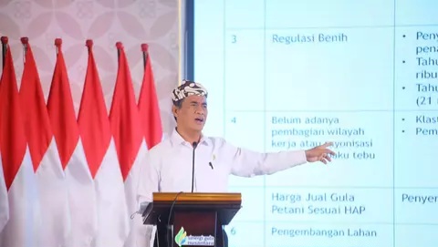 Mentan Amran Targetkan Swasembada Gula Lebih Cepat