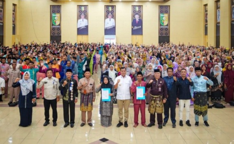 Diberi Pembekalan, 1.054 PPPK Paruh Waktu Kuansing Mulai Bertugas