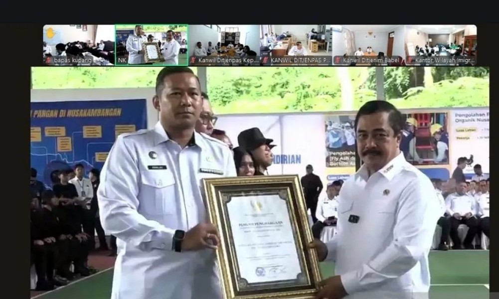 Petugas Lapas Pekanbaru Raih Anugraha Wira Wibawa Dharmesti