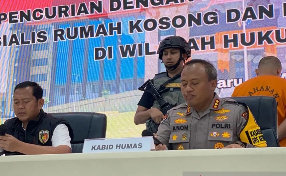 Pencuri rumah kosong di 29 TKP diamankan Polda Riau