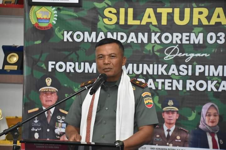 Kunker ke Rohil, Danrem 031/Wira Bima Disambut Hangat Forkopimda