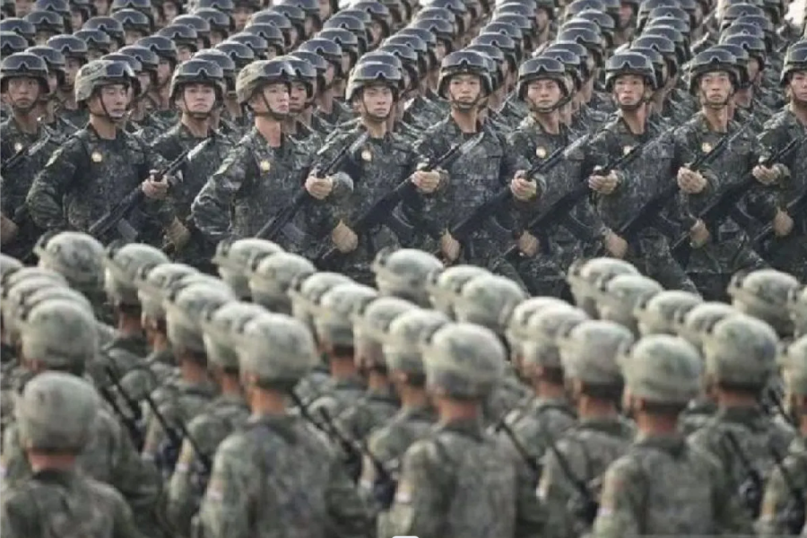 China peringati Perang Dunia II dengan unjuk kekompakan bersama Rusia dan Korut