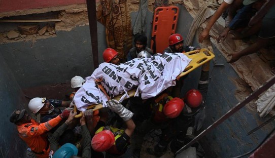 Gedung Ambruk Dipicu Ledakan Gas di Pakistan, 16 Orang Tewas