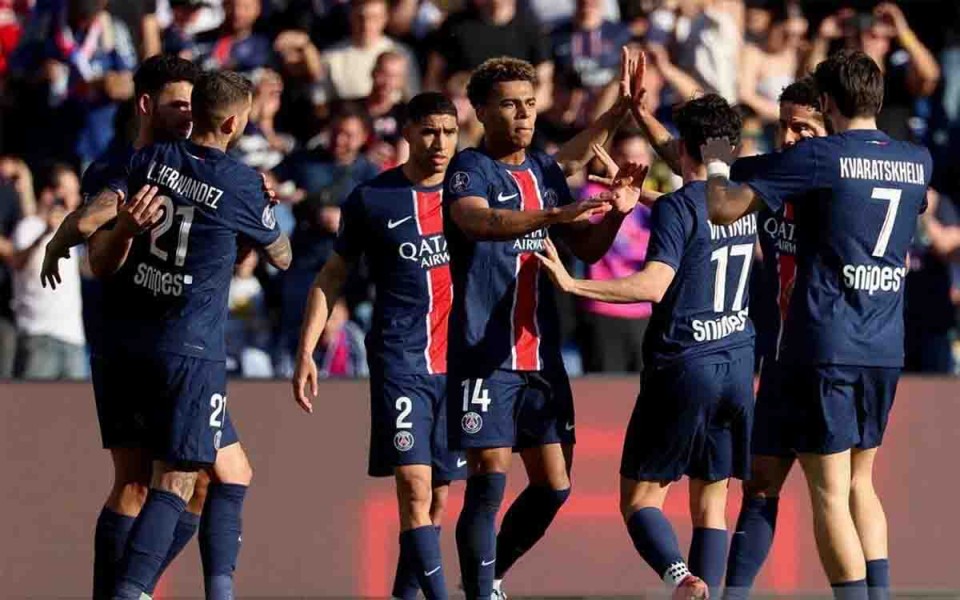 Tak Terkalahkan 28 Laga, PSG Kunci Gelar Liga Prancis