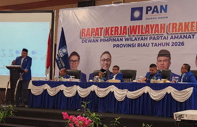 Rakerwil I PAN Riau Hasilkan Rekomendasi, Mulai Program Prioritas Nasional, Defisit Anggaran Sampai Maraknya Narkoba