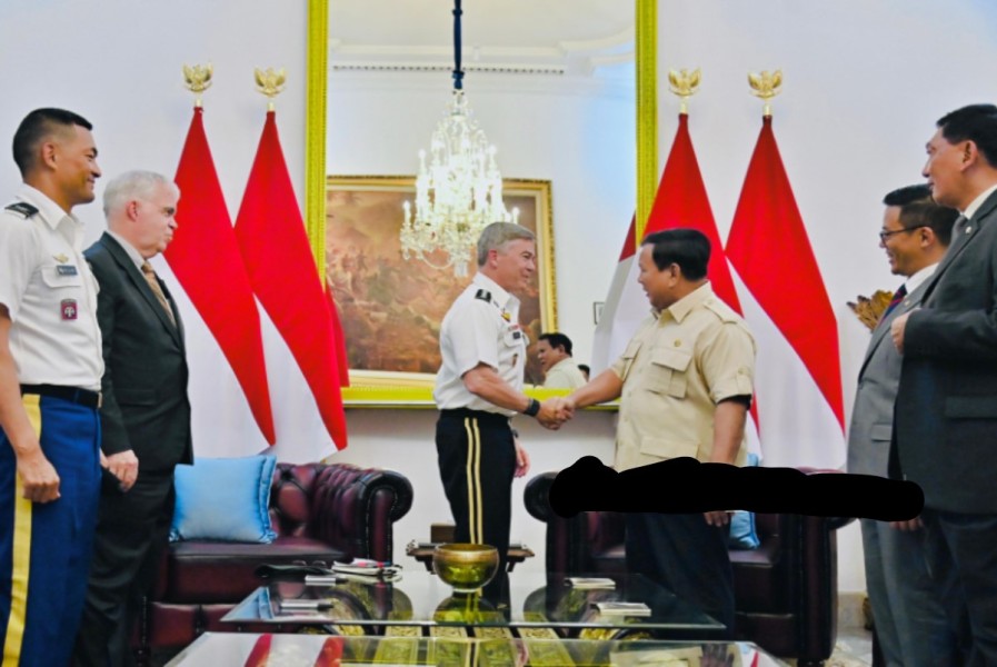 Prabowo Terima Medali Kehormatan dari Komando Operasi Khusus AS di Istana