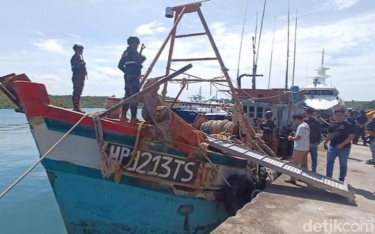 KKP Tangkap Kapal Ikan Berbendera Vietnam di Perairan Natuna Utara