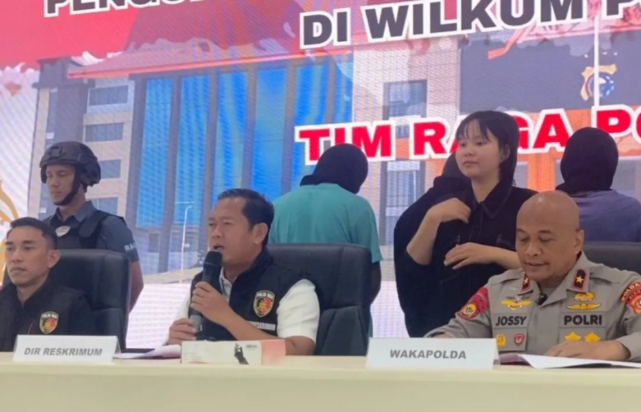 Delapan Anak Di Bawah Umur Anggota Geng Motor Diamankan Polda Riau