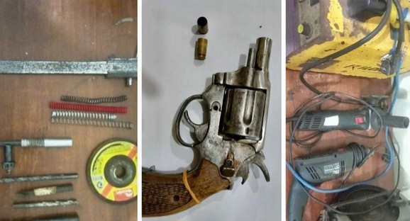 Pabrik Senjata Api Ilegal di Lampung Tengah Digerebek, 2 Orang Ditangkap