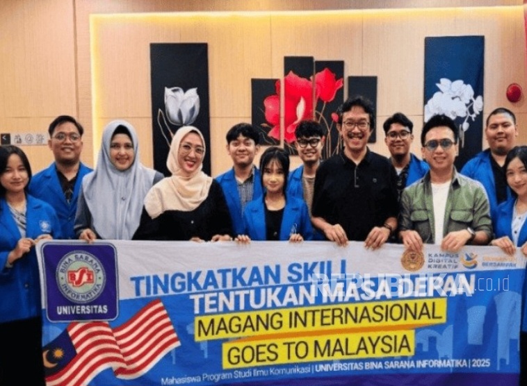 UBSI Lepas Mahasiswa Ikut Program Magang Internasional di Malaysia