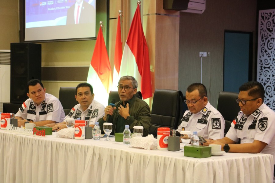 Mafirion Apresiasi Capaian Kinerja Kanwil Kemenkumham Riau dalam Kunjungan Kerja