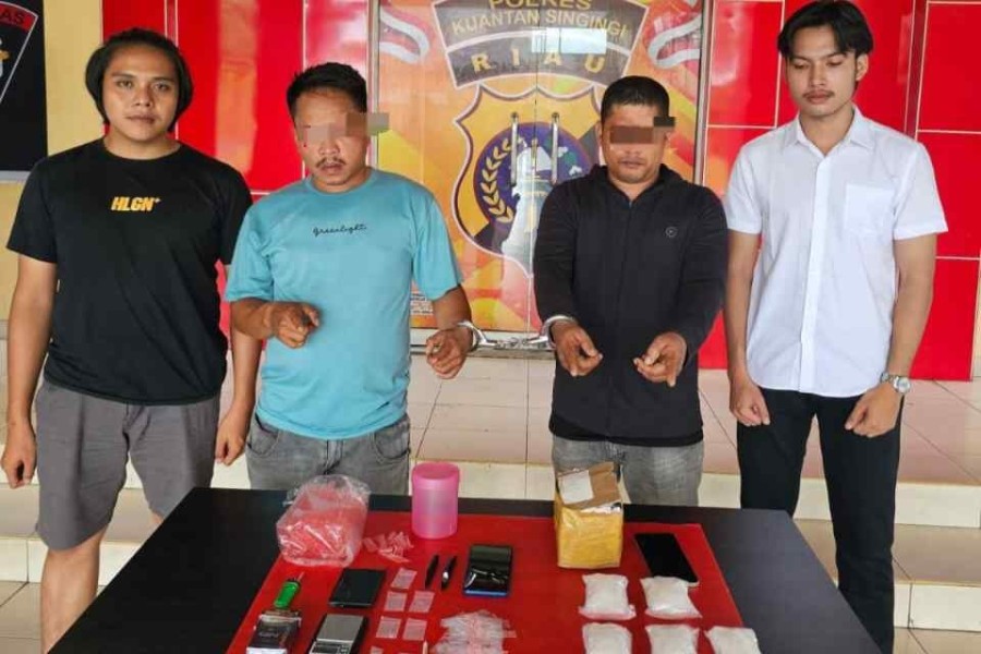 Warga Padang Pariaman Edarkan Narkoba di Kuansing, Ditangkap Saat Bawa 0,5 Kg Sabu