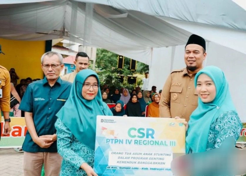 PTPN IV Regional III Gelontorkan Rp3 Miliar Bangun Inhu Maju Bersama