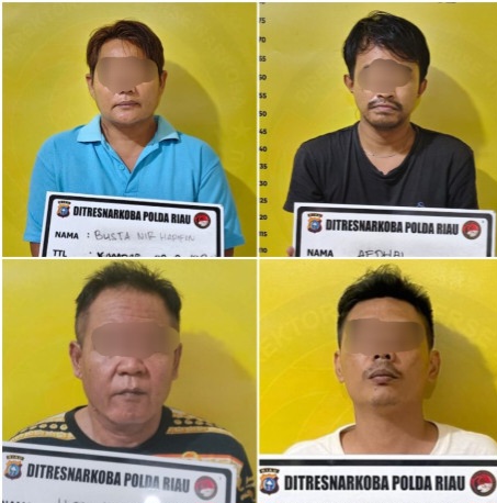 Polda Riau Bongkar Jaringan Narkoba Lapas, Tiga Napi dan Residivis Ditangkap