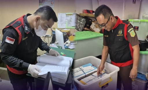 Kejari Inhil Geledah Kantor Dinas PUTR, Usut Dugaan Korupsi Proyek Jalan Rp15 M